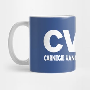 CVHS Carnegie Vanguard HS in White lettering Mug